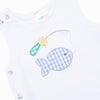 Catch and Release Applique Diaper Set, Blue
