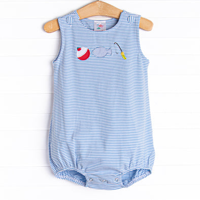 Rods and Reels Applique Bubble, Blue