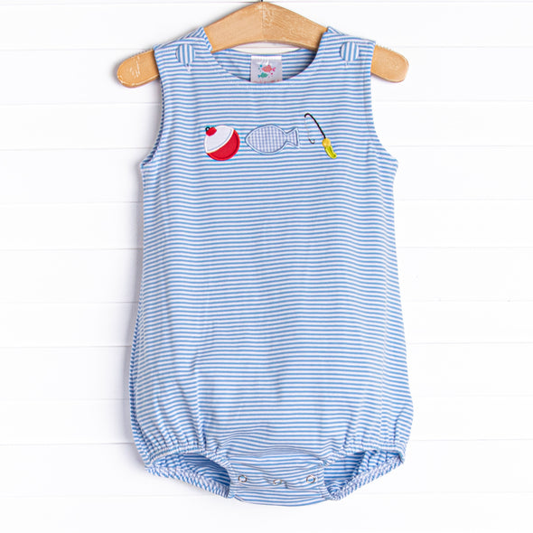 Rods and Reels Applique Bubble, Blue