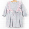 French Country Florals Dress, Pink