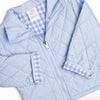 Quilted Coat, Blue