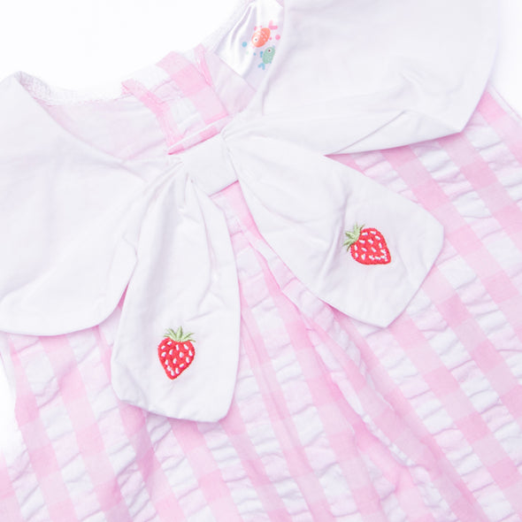 Palmer Picnic Embroidered Bubble, Pink