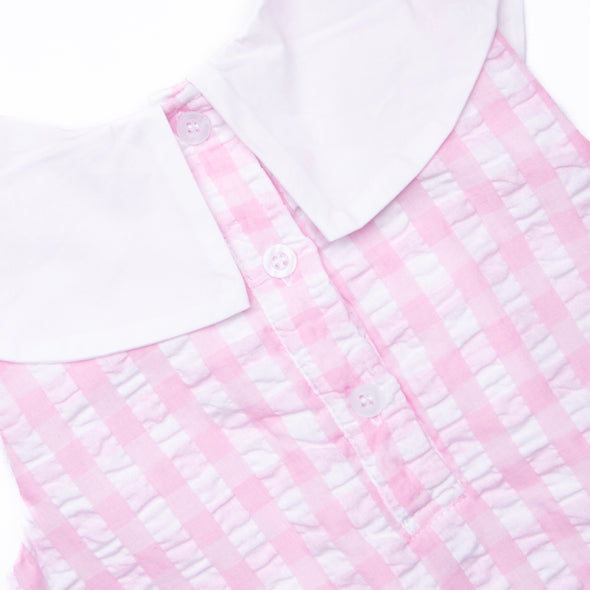 Palmer Picnic Embroidered Bubble, Pink