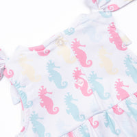 Seahorse Shuffle Dress, Blue