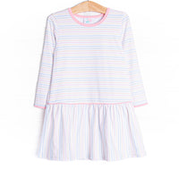 Sherbet Stripes Dress, Pink