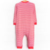 Rocketeer Ranger Applique Romper, Red Stripe
