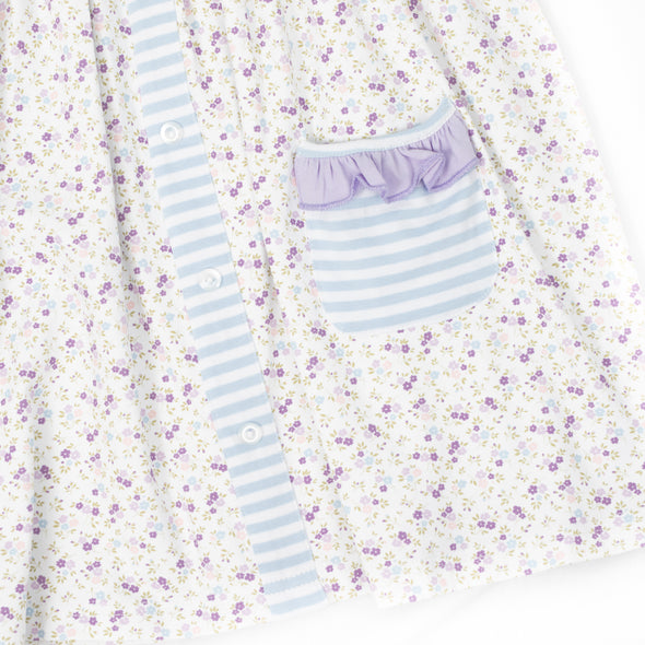 Precious Petunia Pocket Dress, Purple