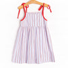 Summer and Sails Smocked Dress, Red