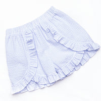 Fireworks and Freedom Smocked Short Set, Blue