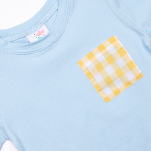 Charlie Check Short Set, Yellow