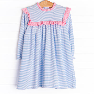 Lovely Lindy Dress, Blue