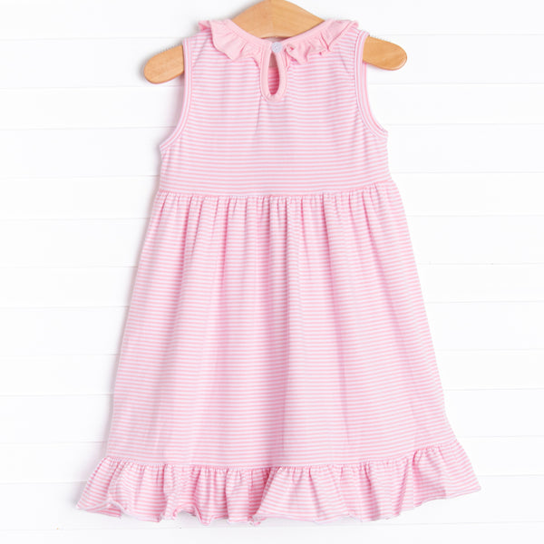 Pink Paradise Applique Dress, Pink