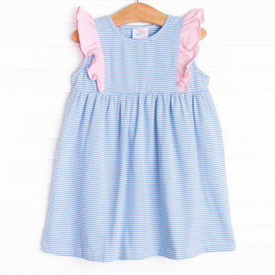 Piper Dress, Blue