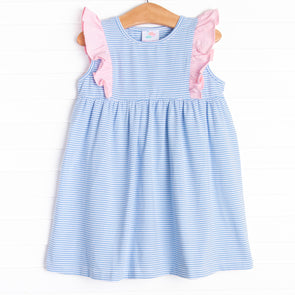 Piper Dress, Blue