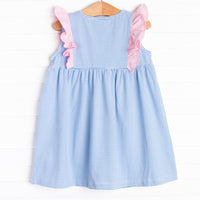 Piper Dress, Blue