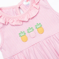 Pink Paradise Applique Dress, Pink