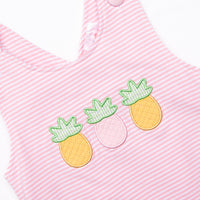 Pink Paradise Applique Short Set, Pink