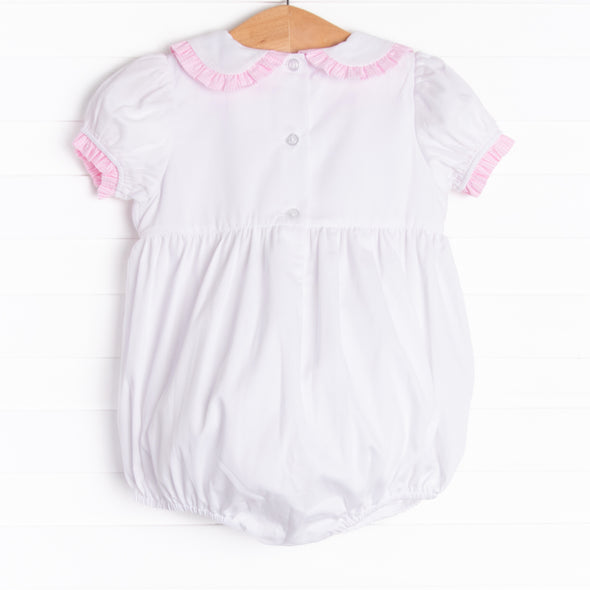 Poppy Cottontail Smocked Bubble, Pink