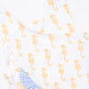 Saltwater Seahorse Ruffle Short Set, Blue