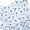 Aircraft Cruise Side Tie Dress, Blue