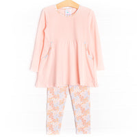 Orange You Glad Legging Set, Pink