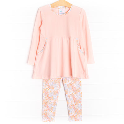 Orange You Glad Legging Set, Pink