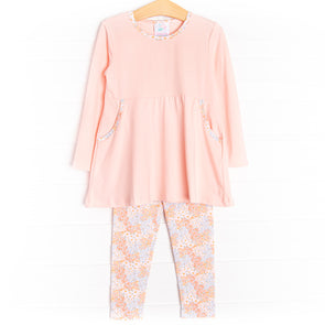 Orange You Glad Legging Set, Pink