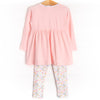 Just Keep Blooming Legging Set, Pink