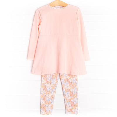 Orange You Glad Legging Set, Pink