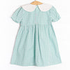 Kinsley Dress, Green Gingham