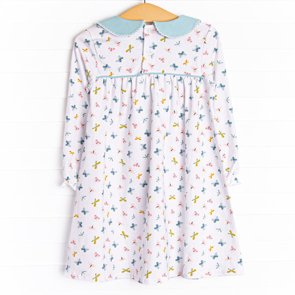 Butterfly Breeze Dress, Blue