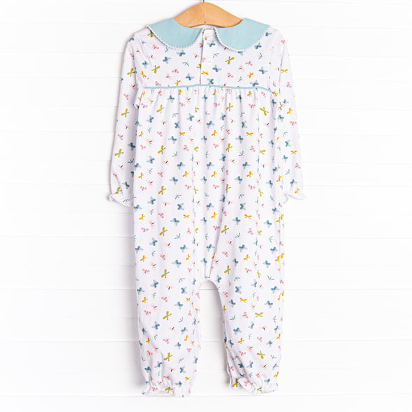 Butterfly Breeze Romper, Blue