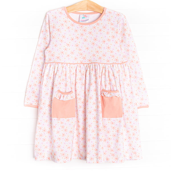 Daisy Fields Dress, Orange