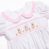 Poppy Cottontail Smocked Bubble, Pink