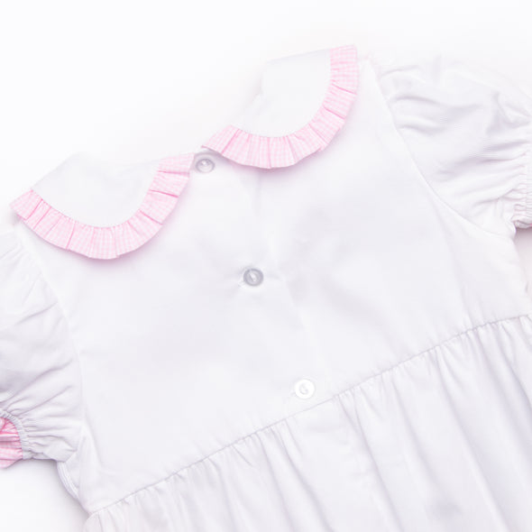 Poppy Cottontail Smocked Bubble, Pink