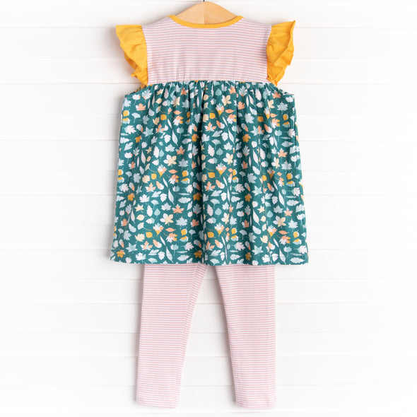 A New Leaf Legging Set, Green