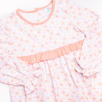 Daisy Fields Romper, Orange