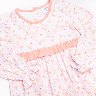 Daisy Fields Romper, Orange