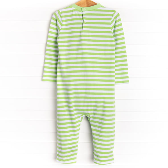 Dino Parade Applique Romper, Green