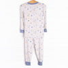 Shoot for the Stars Bamboo Pajama Set, Blue