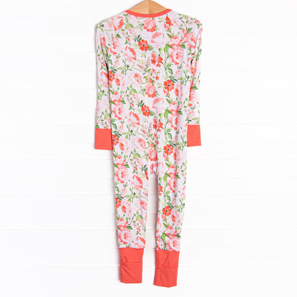 Springtime Slumber Bamboo Zippy Pajama, Red
