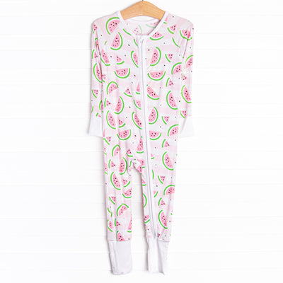 Sweets and Sleeps Bamboo Zippy Pajama, Pink