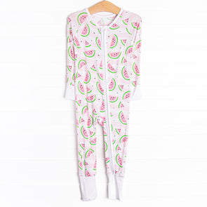 Sweets and Sleeps Bamboo Zippy Pajama, Pink