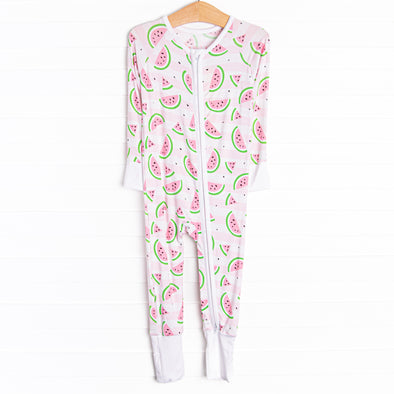 Sweets and Sleeps Bamboo Zippy Pajama, Pink