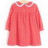 Rosy Red Dots Dress, Red
