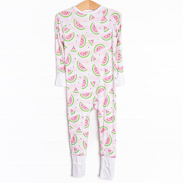 Sweets and Sleeps Bamboo Zippy Pajama, Pink