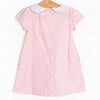 Taste of Sweetness Embroidered Pocket Dress, Pink