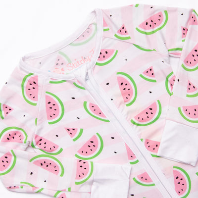 Sweets and Sleeps Bamboo Zippy Pajama, Pink