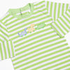 Dino Parade Applique Romper, Green