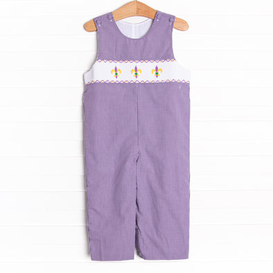 Masquerade Parade Smocked Jon Jon, Purple